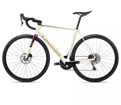 Orbea ORCA M30 - 2024 | Ivory White-Burgundy -Vulcano 