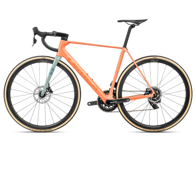 Orbea ORCA M21eLTD PWR - 2024 | Orange Cloud  - Stone Blue 