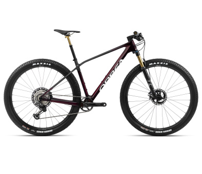 Orbea ALMA M TEAM - 2024 | Red Wine Carbon View  - Carbon Raw 