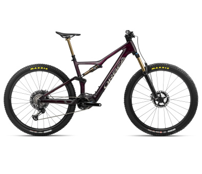 Orbea RISE M-LTD - 2024 | Wine Red Carbon View - Titan 