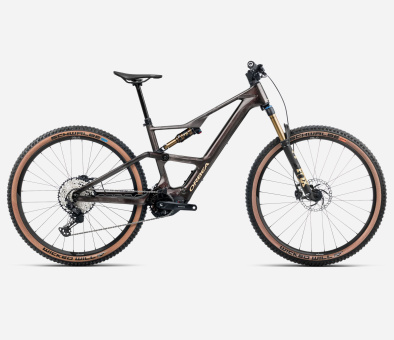 Orbea RISE SL M10 630W - 2025 | Cosmic Carbon View - Golden Sand 