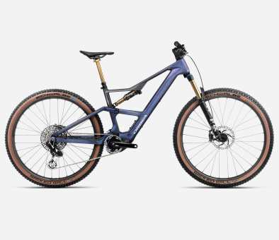 Orbea RISE SL M-LTD 420W - 2025 | Tanzanite Carbon View - Carbon Raw 