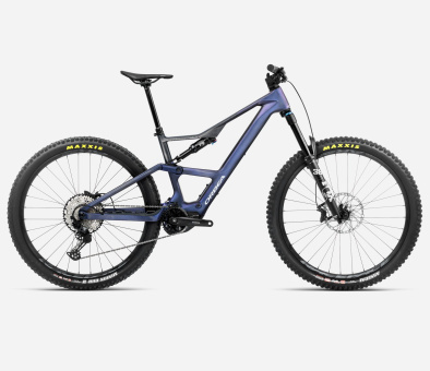 Orbea RISE LT M20 420W - 2025 | Tanzanite Carbon View - Carbon Raw 