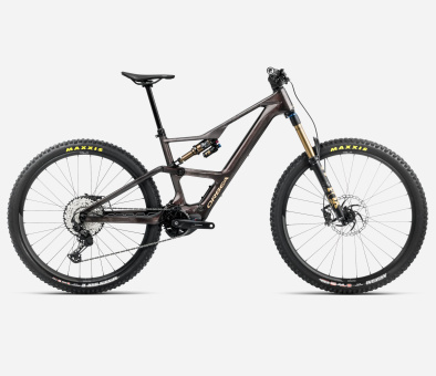 Orbea RISE LT M10 420W - 2025 | Cosmic Carbon View - Golden Sand 