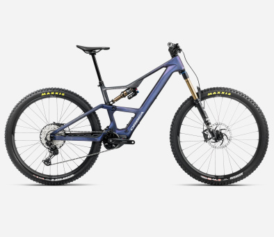 Orbea RISE LT M10 420W - 2025 | Tanzanite Carbon View - Carbon Raw 